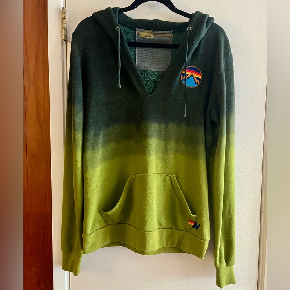 Aviator Nation Ombre Hoodie Pullover